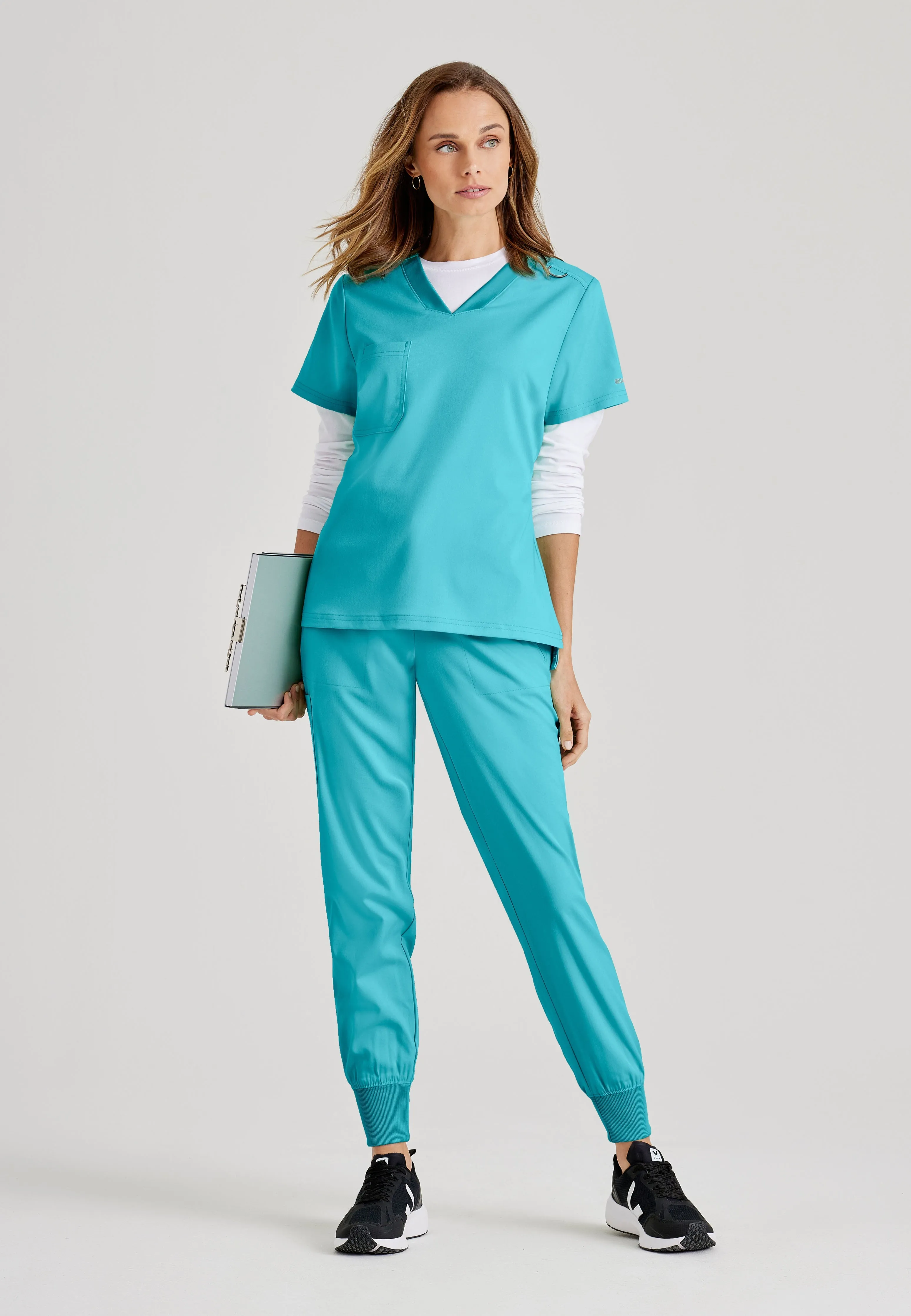 Bree 1-Pocket Tuck-In Scrub Top