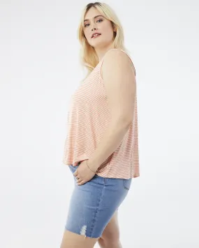 Brenda High-Rise Denim Bermuda Shorts | Light Wash