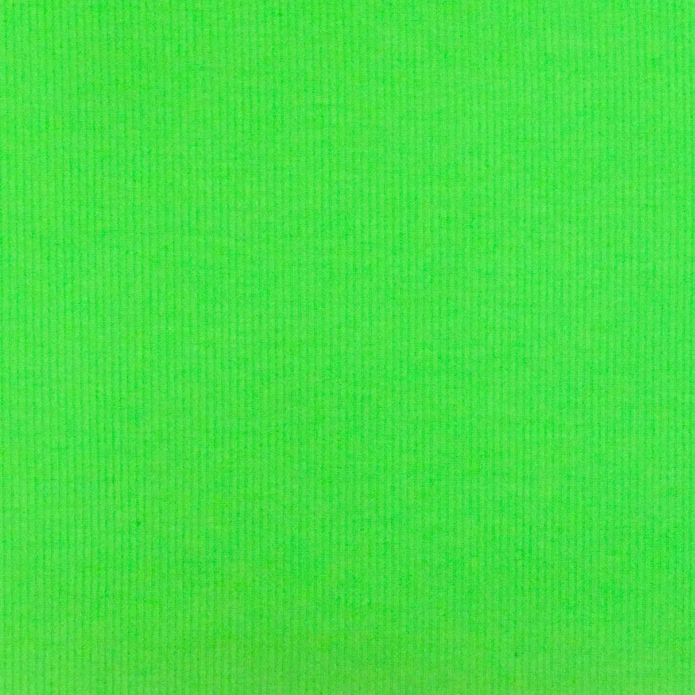 Bright Green 2x2 Stretch Polyester Rib Knit Fabric