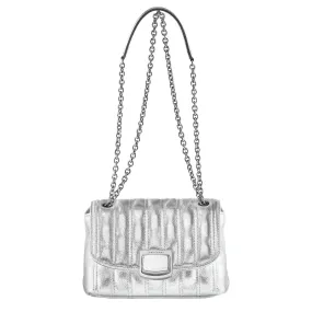 Brioche Crossbody Bag - Silver