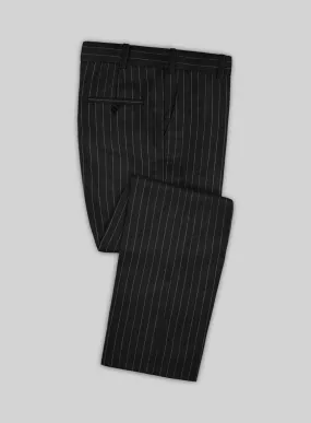 Bristol Black Rope Stripe Pants