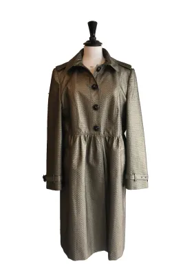 Bronze Jacquard Coat