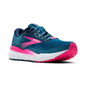 Brooks | Ghost 16 GTX | Women's | Moroccan Blue/Pink/Yellow