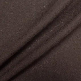 Brown Single Wool Crêpe