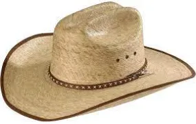 Brush Hog B Eyelets Palm Straw