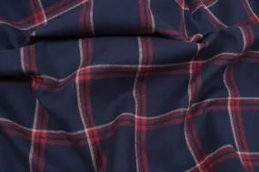 Brushed Flannel for Shirting - Checks