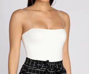 Brushed Knit Basic Bodysuit