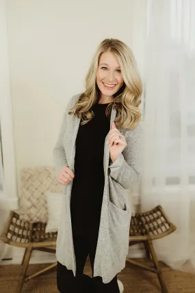 Brushed Knit Cardi