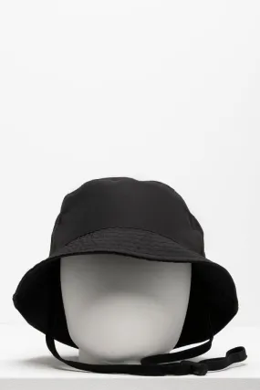 Bucket Hat With Draw-Cord Black