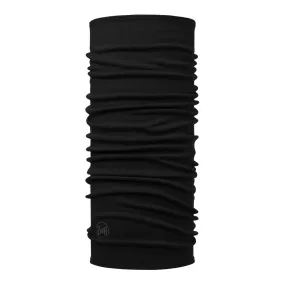 Buff Merino Midweight Solid Black Multifunctional Neckwear