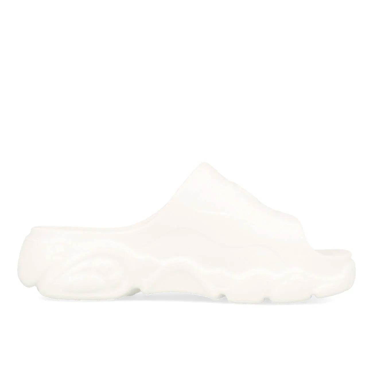 Buffalo CLD Slide Sandale Damen Vegan Foam White