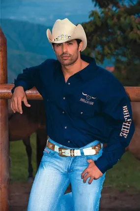 Bullhide Men's Team Logo Long Sleeve Shirt