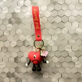 Bunny Heart  Reaction Theme Keychain