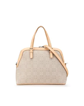 Burberry Small TB Bag Beige Leather Tote