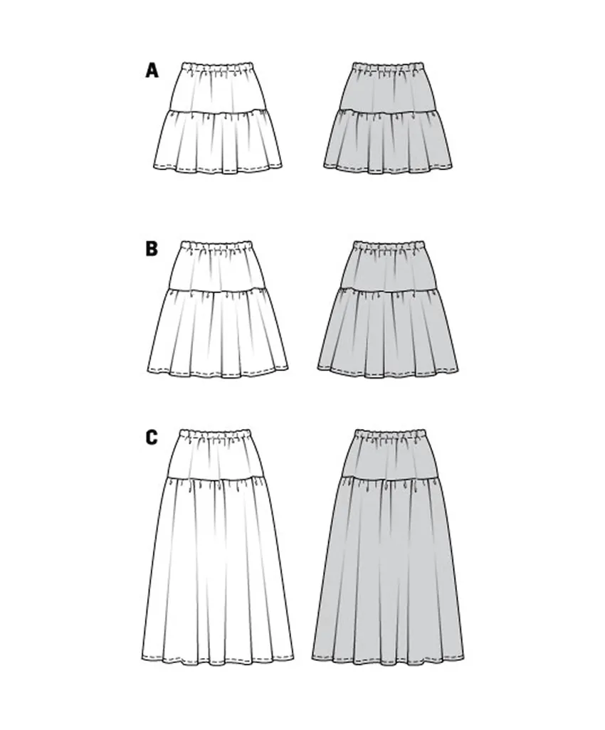 Burda Pattern 5978 Misses' Skirt/Pants