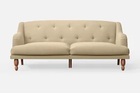 Burlington 4 Seater Sofa Beige Linen Fabric