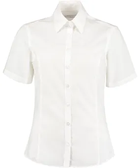 Business blouse short-sleeved (tailored fit) | White