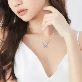 Butterfly Necklace for Women Girls Gift Jewelry Stainless Steel