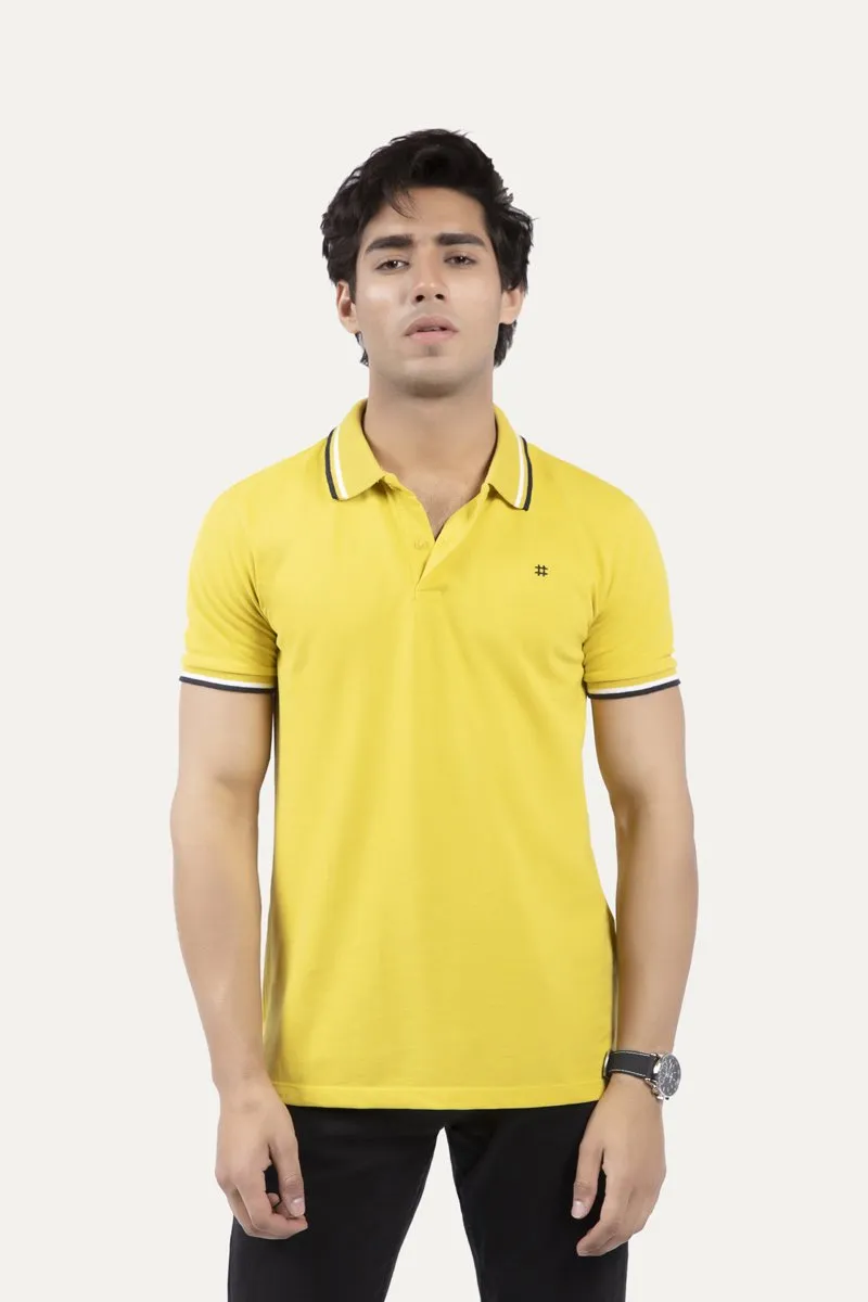 Buttoned Collar Polo Shirt