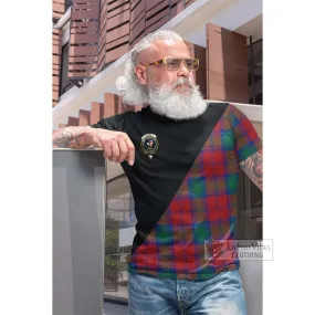 Byres (Byses) Tartan Cotton T-shirt with Family Crest and Military Logo Style