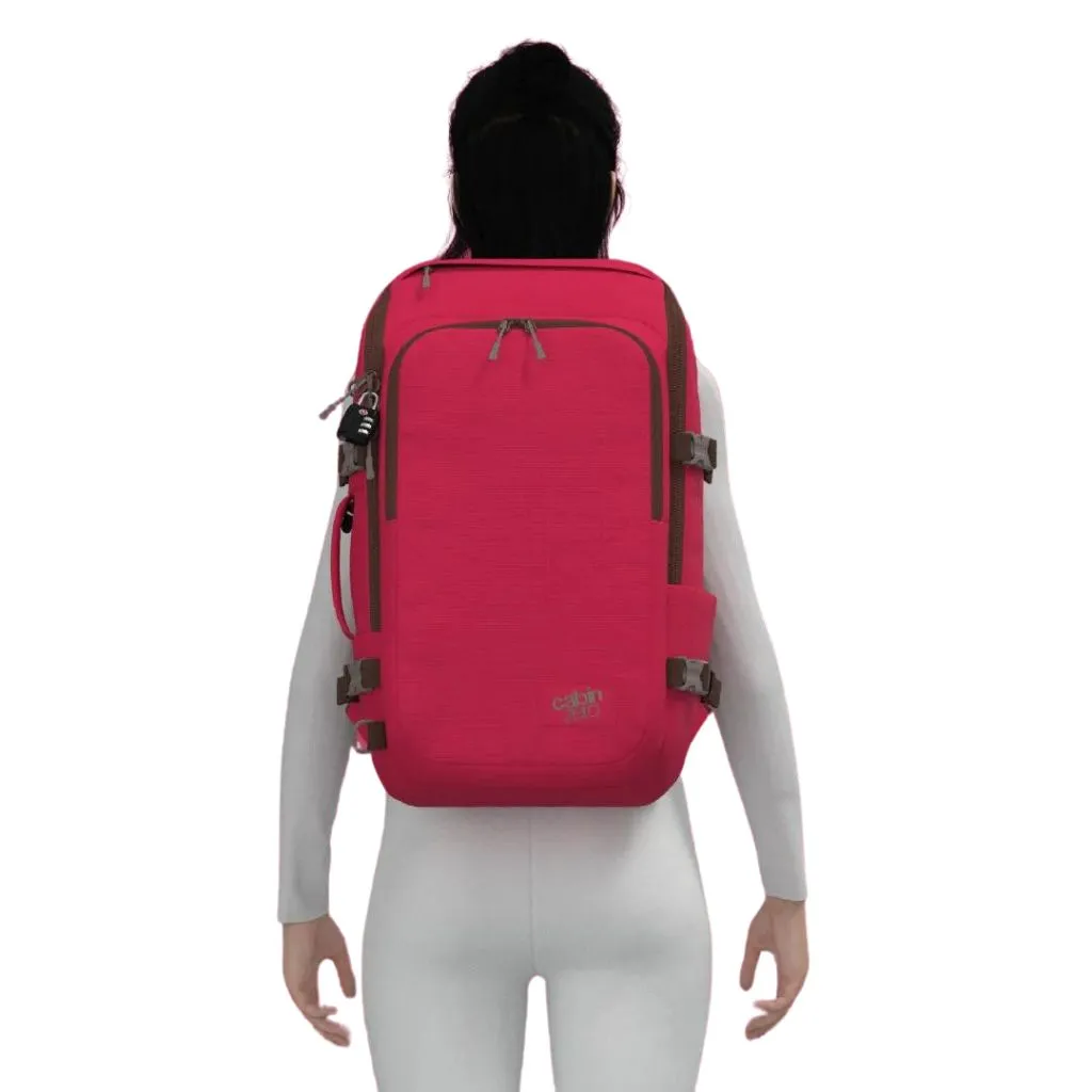 CabinZero ADV PRO 32L Carry On Backpack - Miami Magenta