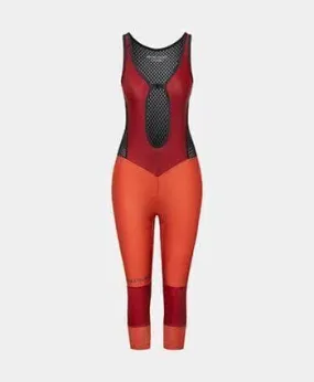 CAFE DU CYCLISTE  Adrienne 3/4 Length Thermal Women Bib Shorts - Rouille