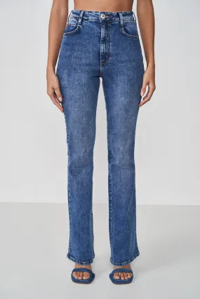 Calça Jeans Flare Cintura Alta