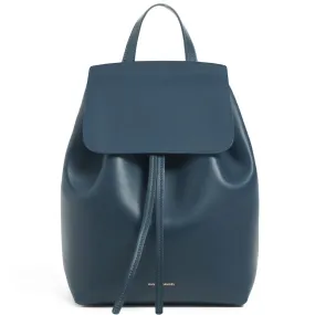 Calf Mini Backpack - Blu