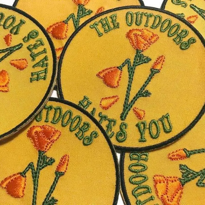 California Poppy Outdoors Hates You Patch