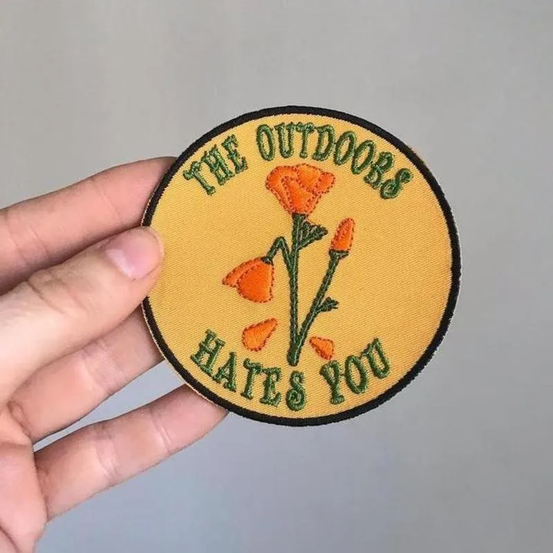 California Poppy Outdoors Hates You Patch