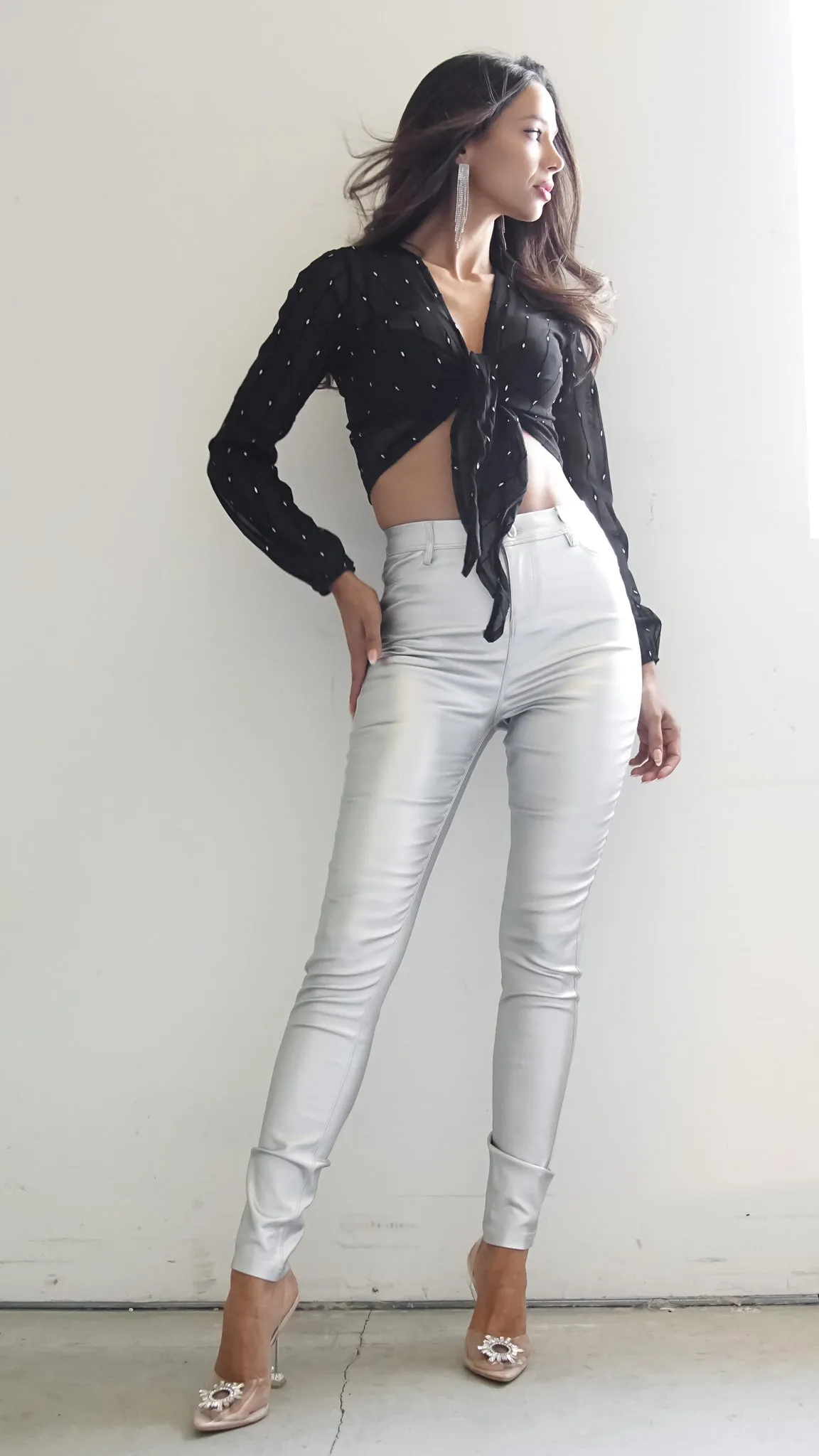 Calixta Metallic Pants