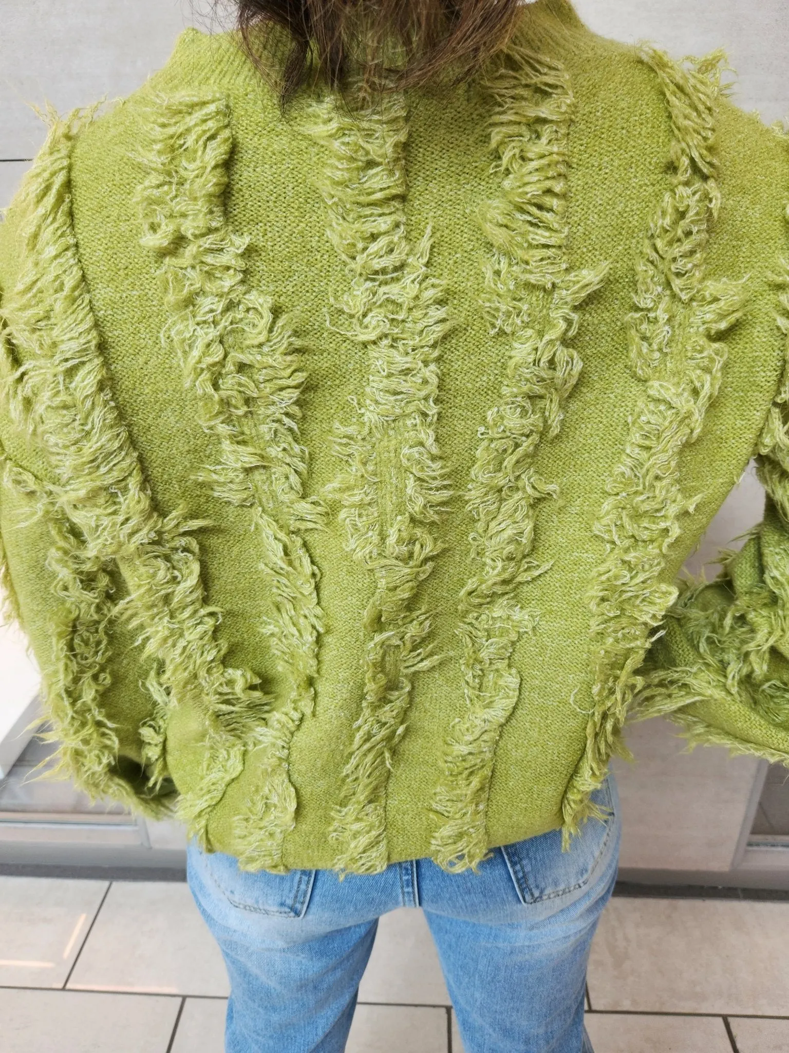 Calli Fringe Knit Sweater