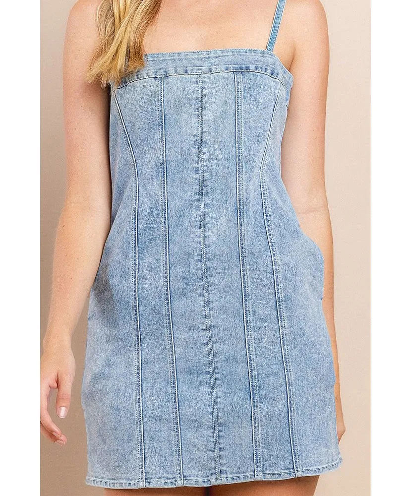 Calling Dibs Denim Dress