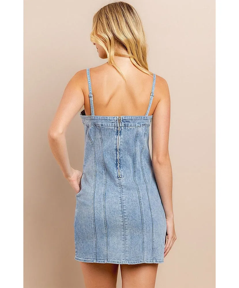Calling Dibs Denim Dress