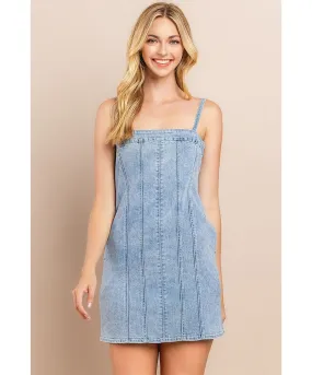 Calling Dibs Denim Dress