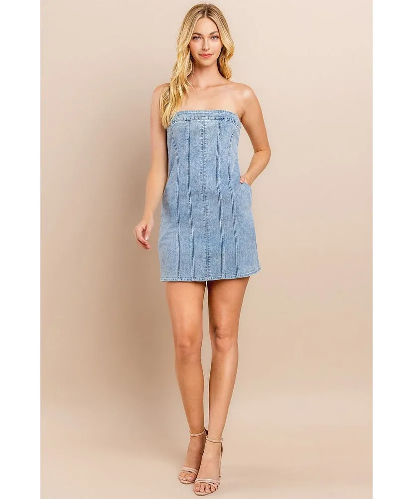 Calling Dibs Denim Dress