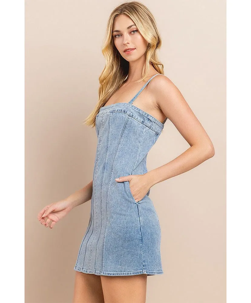Calling Dibs Denim Dress