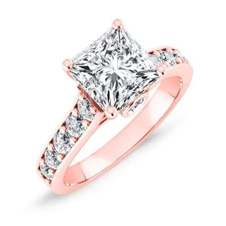 Calluna - Princess Lab Diamond Engagement Ring (IGI Certified)