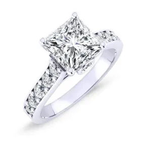 Calluna - Princess Lab Diamond Engagement Ring (IGI Certified)