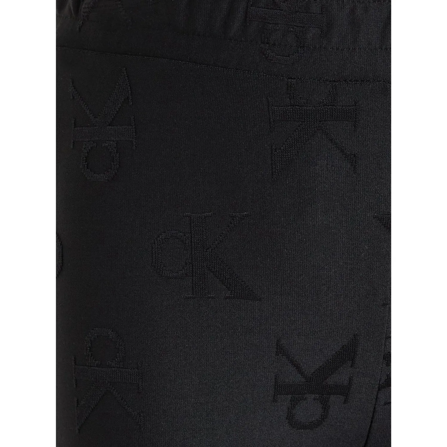Calvin Klein Ck Black Ck Jacquard Flare Pants