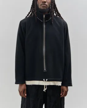Camiel Fortgens Fleece Anorak, Black