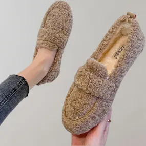 Camilla - Zachte pluche damesloafers