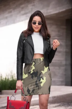 Camofludge 11 Pencil Skirt