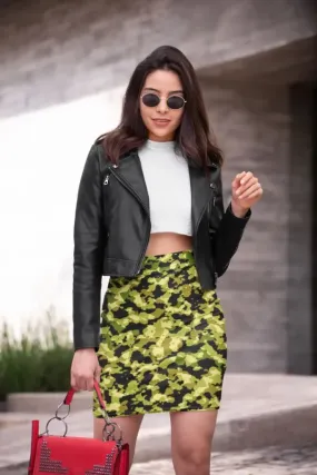 Camofludge 3 (2) Pencil Skirt