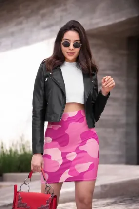 Camofludge 4 Pencil Skirt