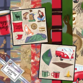 Camping Fun Scrapbook Kit - 8128