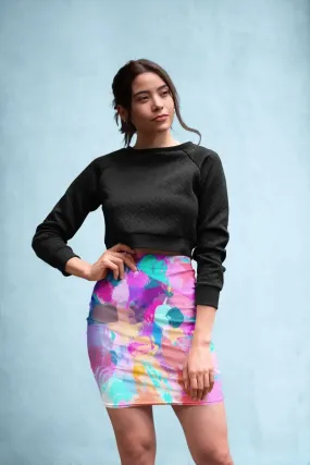 Candy Shop Poster (1) Pencil Skirt