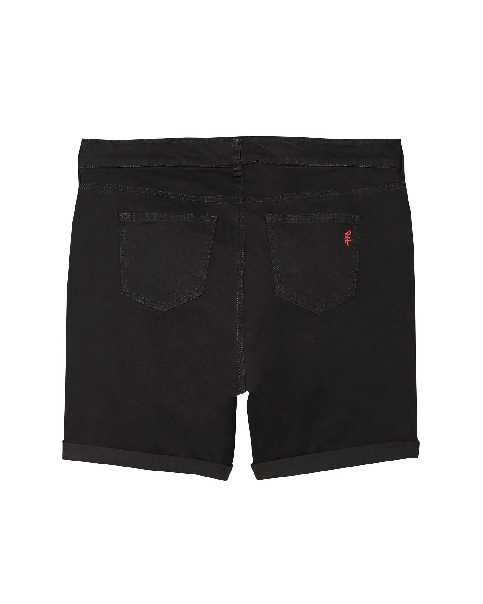 Canton Rolled Hem Bermuda Shorts | Black