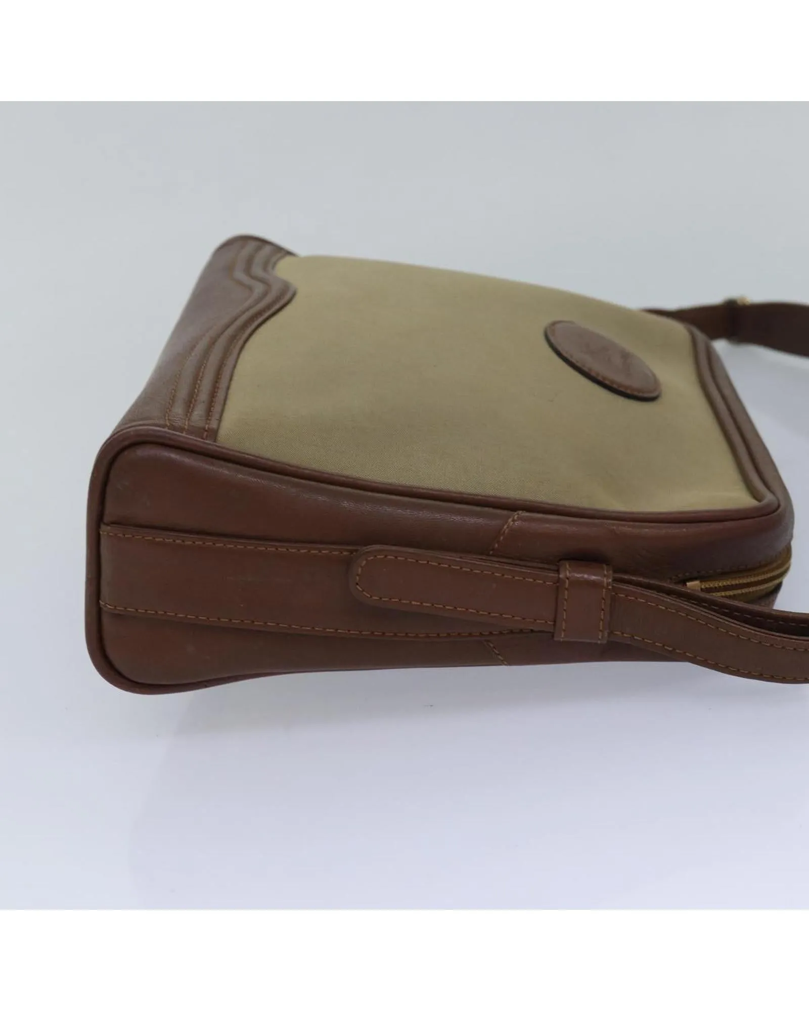 Canvas Leather Shoulder Bag