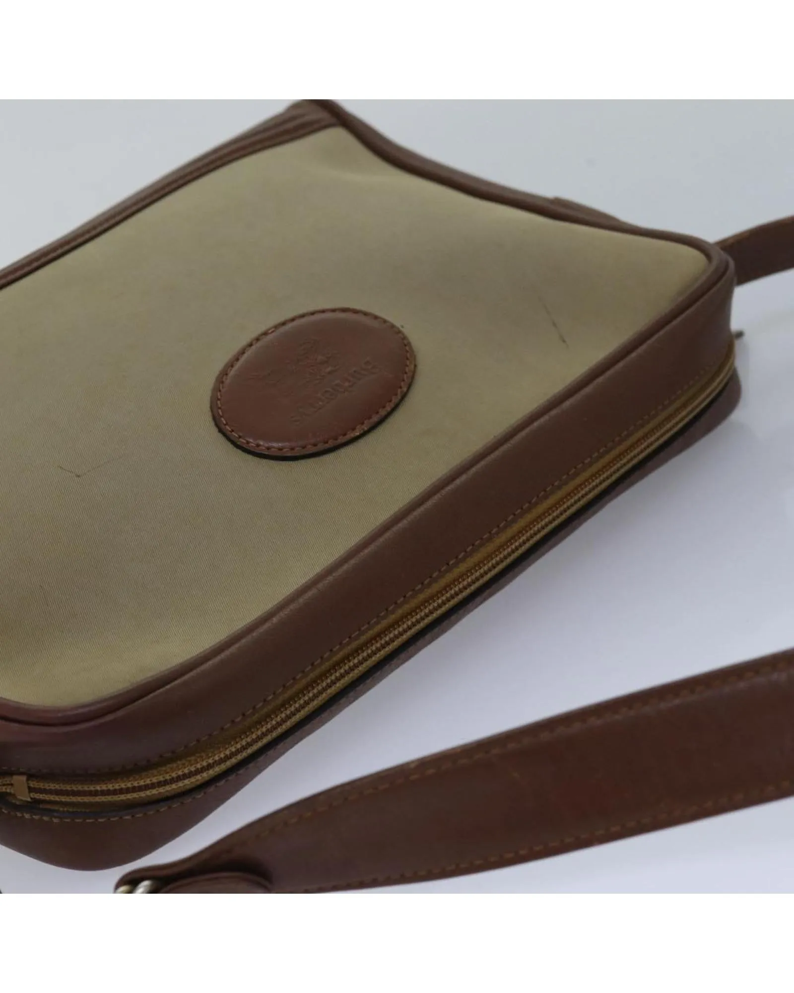 Canvas Leather Shoulder Bag